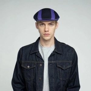 Kangol, Basca neagra sym stripe 504