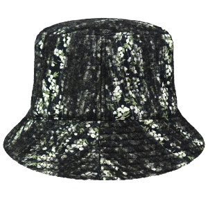 Kangol, Palarie neagra needlepunch floral bucket 7