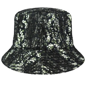 Kangol, Palarie neagra needlepunch floral bucket 7