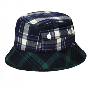 Kangol, Palarie plaid on plaid bucket multicolor