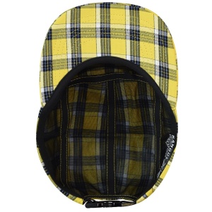 Kangol, Sapca summer plaid baseball, Galben 4