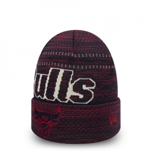 New Era, caciula elastica Engineered Chicago Bulls, Rosu bordo mat