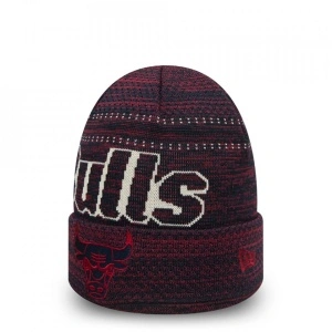 New Era, caciula elastica Engineered Chicago Bulls, Rosu bordo mat