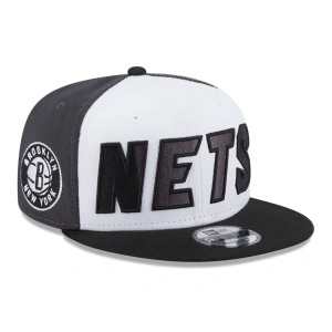 New era, Sapca 9fifty brooklyn nets NBA back half, Negru