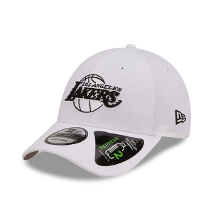 New Era, Sapca ajustabila 9forty repreve Los Angeles Lakers, Alb ocru