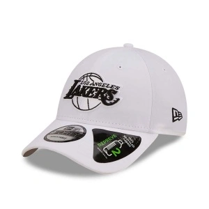 New Era, Sapca ajustabila 9forty repreve Los Angeles Lakers, Alb ocru
