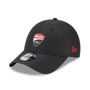New Era, Sapca ajustabila cu logo brodat Ducati Corse, Negru