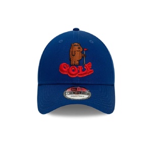 New Era, Sapca ajustabila cu logo brodat Golf Bear, Albastru 2