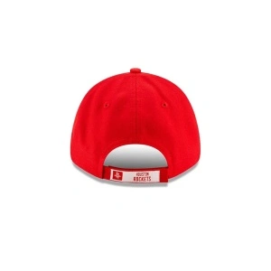 New Era, Sapca ajustabila cu logo brodat Houston Rockets, Rosu mat 7