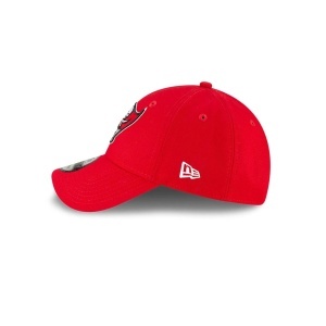 New Era, Sapca ajustabila cu logo brodat Tampa Bay, Rosu mat 5