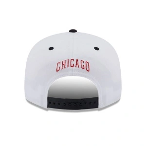 New Era, Sapca baseball 9fifty patch Chicago Bulls, Alb mat