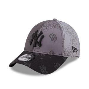 New Era, Sapca baseball 9forty Paisley Print, Negru/Grey