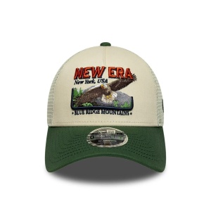 New Era, sapca din plasa m-crown New York, Verde - Img 2