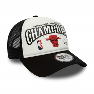 New era, Sapca trucker champions Chicago Bulls, Negru 3