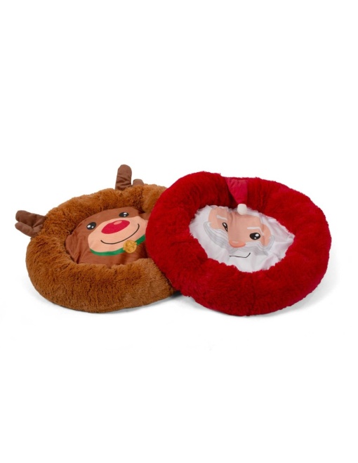 R-LST745 Farm Company Patut din plush cu model de Carciun 55*45 CM