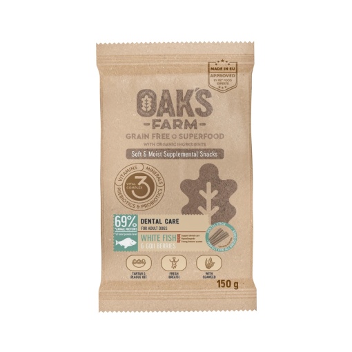 Recompense Oaks Farm Dental 150g Peste Alb