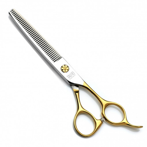 Tauro Foarfeca Filat Janita Plunge 6.5 Inch 40 Dinti Manere Gold