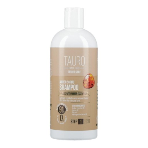 TPLDER70311 Tauro Derma Care Amber Scrub Shampoo 400ml