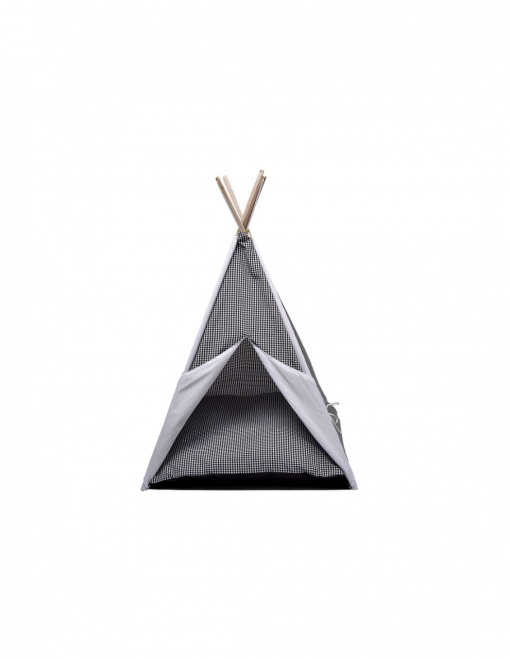 Farm Company Vichy Pet Tent 47 X 47 X 75 cm Negru