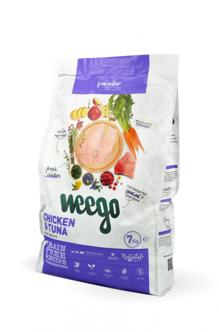 Weego Cat Adult Pui & Ton 7 kg