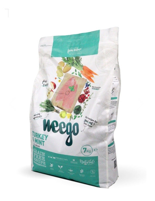 Weego Cat Sterilised Curcan si Menta 7 kg
