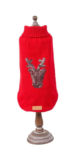 L-ABI2288 Farm Company Courmayeur Pulover Ren 40 CM Rosu