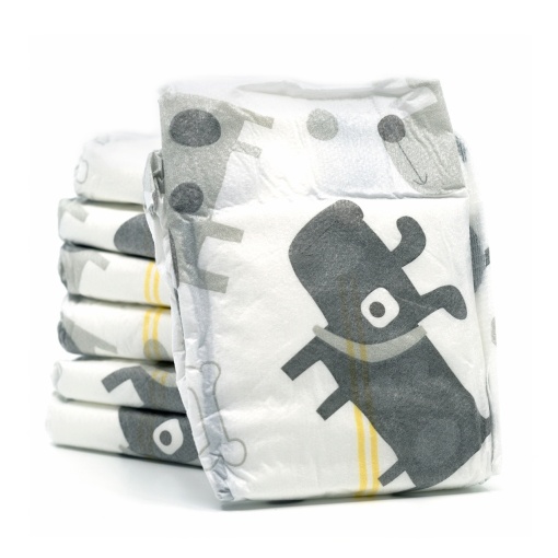 SHAMSK63043 Misoko scutec mascul Puppies Charcoal Lavander S 12pcs