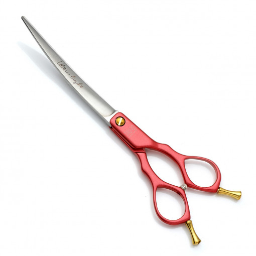 Tauro Foarfeca Curba Ultra Light 16.5CM, Rosu