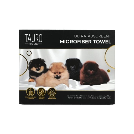 TPLRAN70316 Tauro Prosop Microfibre 80*160cm - Pomeranian