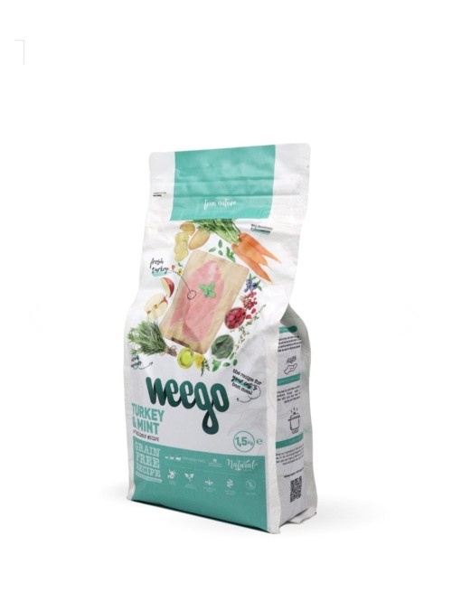 Weego Cat Sterilised Curcan si Menta 300g