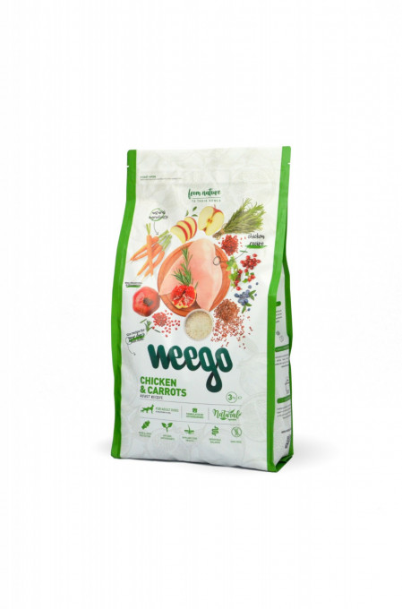 Weego Dog Adult Pui & Morcov 3 kg