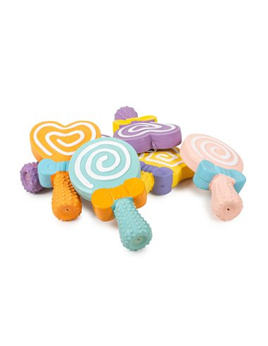 Farm Company Jucarie Latex Lollipop 13 cm / Set 12 buc