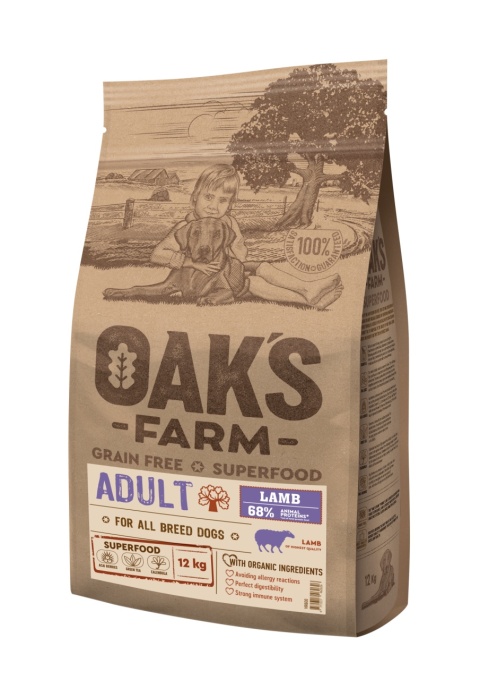Oaks Farm GF All Breed Miel 2kg