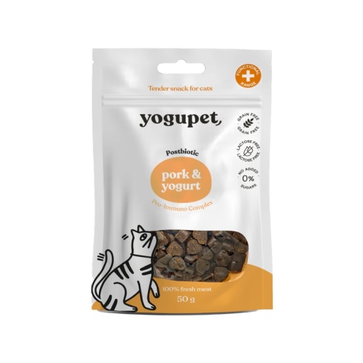 Yogupet Recompense pentru Pisici Pork&Iaurt 50g