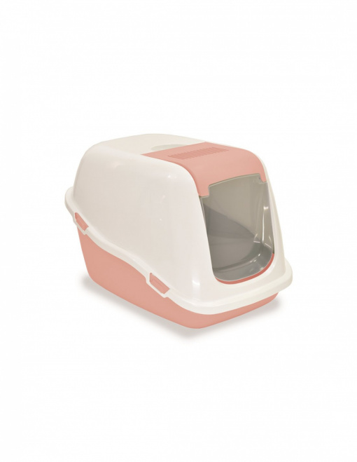 Farm Company Litiera acoperita cu filtru 57 X 39 X 41 cm Roz