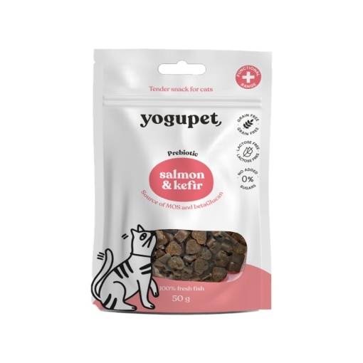 Yogupet Recompense pentru Pisici Somon&Kefir 50g