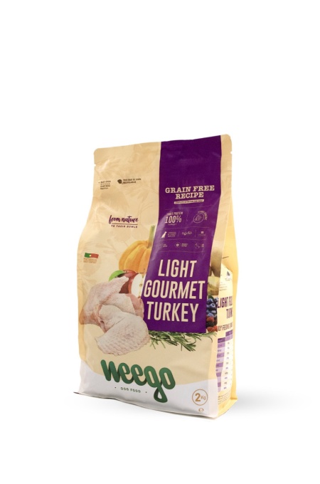 Weego Dog Grain Free Adult Light Curcan 400g