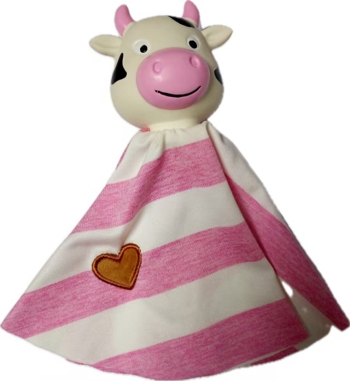 BEIJR03416 Misoko jucarie latex vaca 18.5CM
