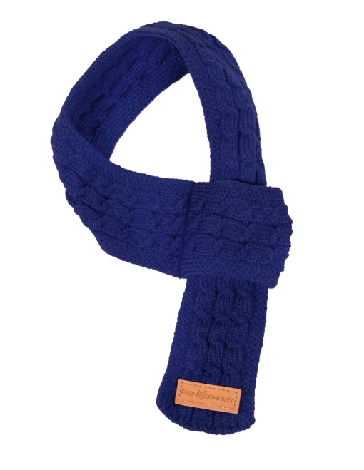 L-ABI2335 Farm Company Courmayeur Fular M - albastru