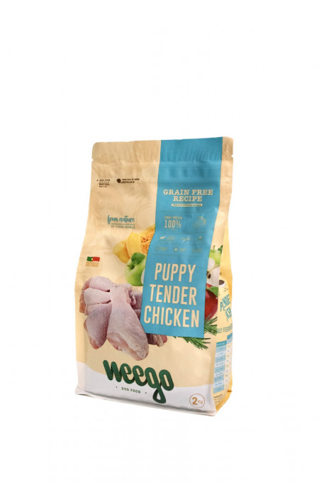 Weego Grain Free Dog Puppy Pui Fraged 2 kg