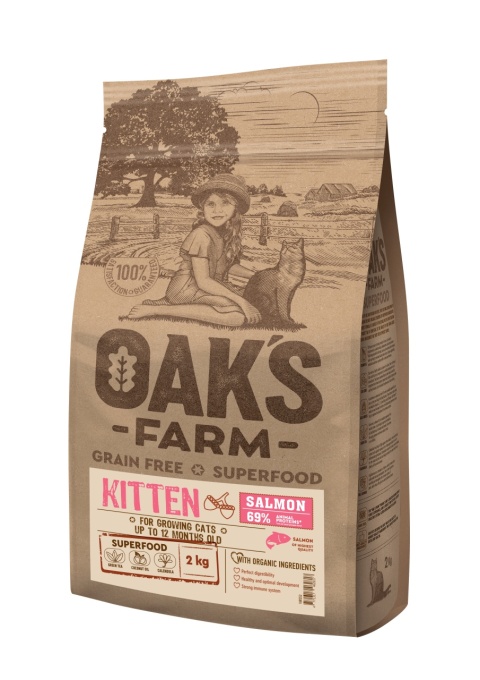 Oaks Farm GF Somon Kitten 6kg