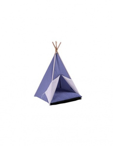 Farm Company Vichy Pet Tent 47 X 47 X 75 cm Albastru