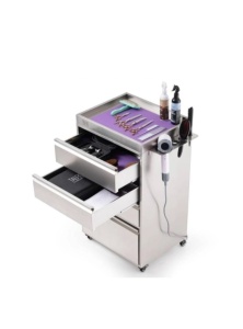 TPLSPINT34494 Tauro Dulap Grooming Inoc cu roti - Pentru Ustensile 87*40*70cm - Img 3