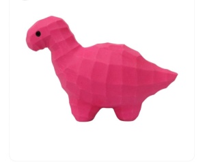 BEIRJ06374-RO Misoko Jucarie Latex Dinozaur Pink 21.5CM