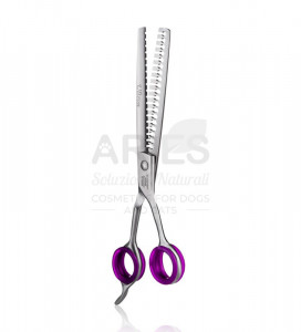 Foarfeca de Filat Dubla Ultron 7" 18 dinti Glamour - Img 2