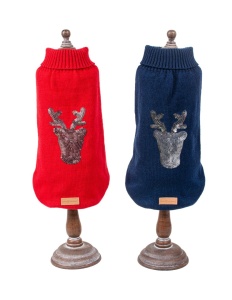 L-ABI2294 Farm Company Courmayeur Pulover Ren 40 CM Albastru - Img 2