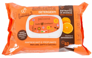 Farm Company Servetele umede cu Extract de Portocala Bio si Orhidee