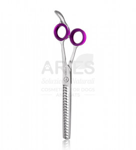 Foarfeca de Filat Dubla Ultron 7" 18 dinti Glamour - Img 6