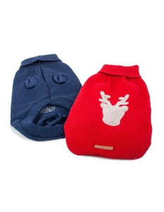 L-ABI2292 Farm Company Courmayeur Pulover Ren 30 CM Albastru - Img 3