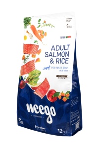 Weego Dog Low Grain Adult Somon si Orez 12kg - Img 1